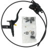 Тормоз дисковый SHIMANO j-kit, BL(левый M4100)/BR(передний MT410), полимерные колодки, 1000мм EMT4101JLFPRA100