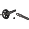 Система SHIMANO DEORE, M6000-2, 175 мм, интегрированный вал, 10 скоростей, 38/28T без каретки, черный EFCM6000EX88X
